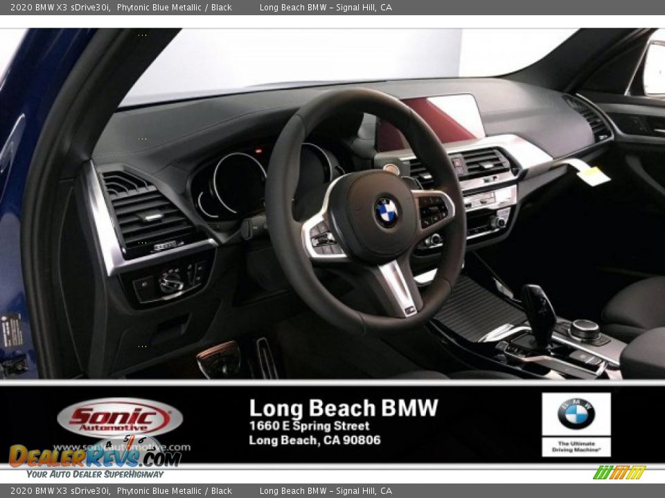 2020 BMW X3 sDrive30i Phytonic Blue Metallic / Black Photo #4