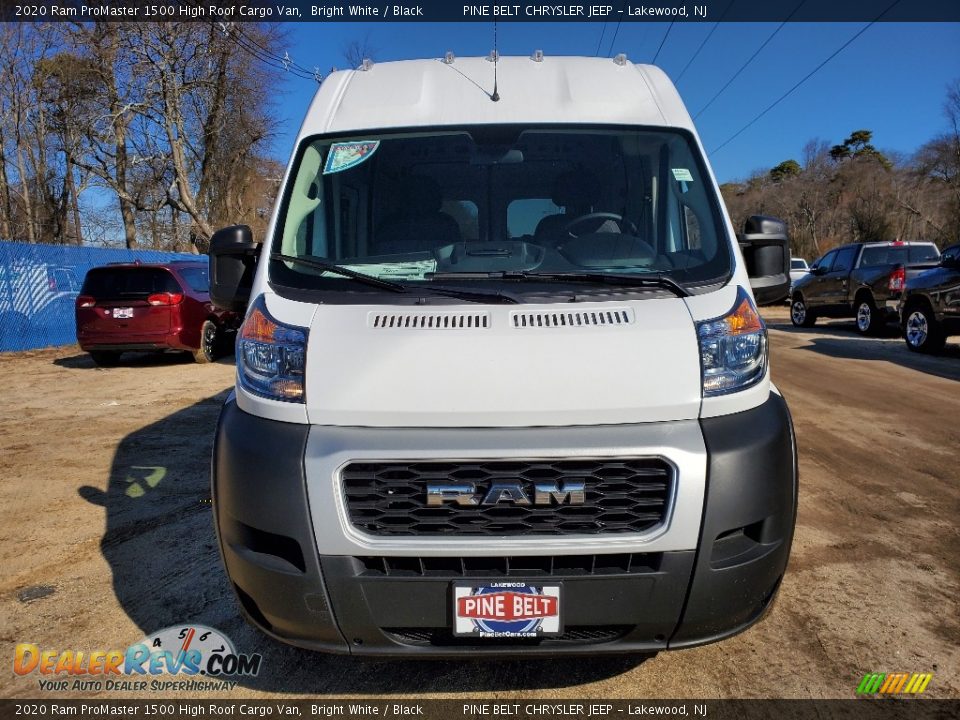 2020 Ram ProMaster 1500 High Roof Cargo Van Bright White / Black Photo #2