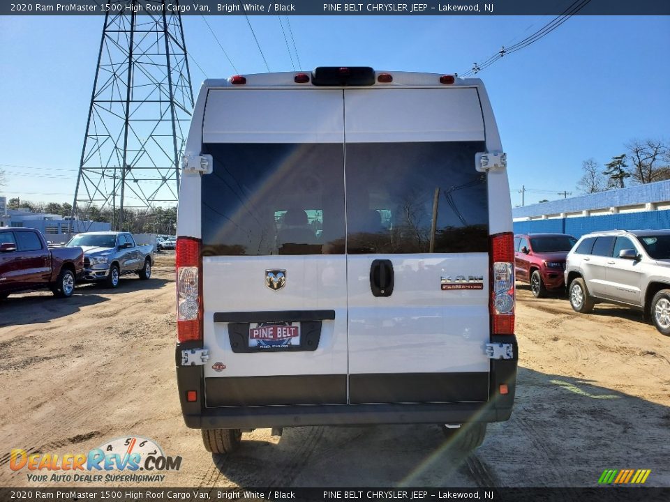 2020 Ram ProMaster 1500 High Roof Cargo Van Bright White / Black Photo #5