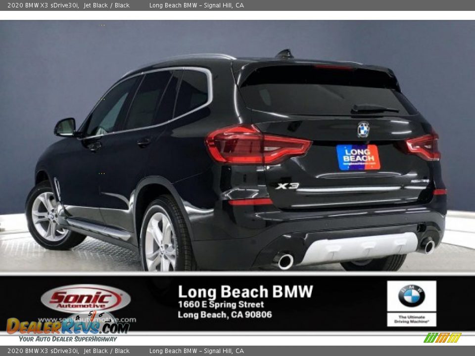 2020 BMW X3 sDrive30i Jet Black / Black Photo #2