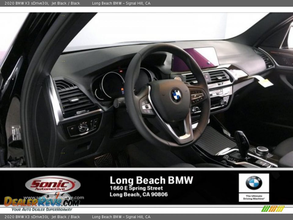 2020 BMW X3 sDrive30i Jet Black / Black Photo #4