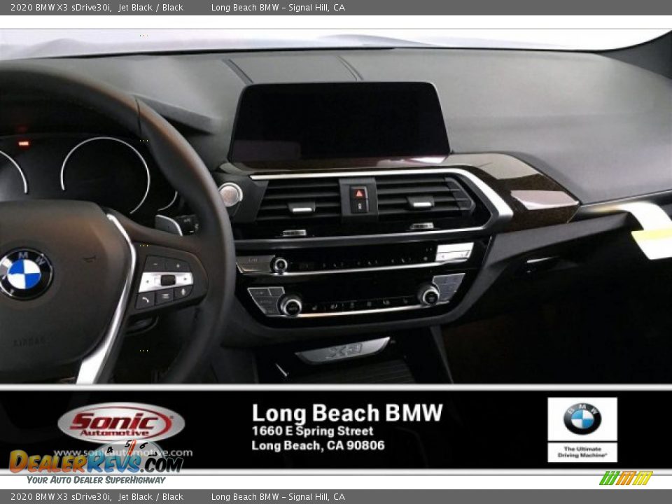 2020 BMW X3 sDrive30i Jet Black / Black Photo #5