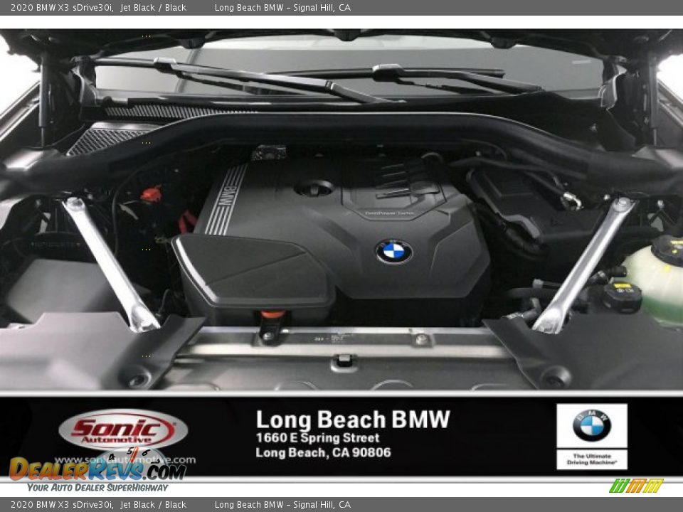 2020 BMW X3 sDrive30i Jet Black / Black Photo #8