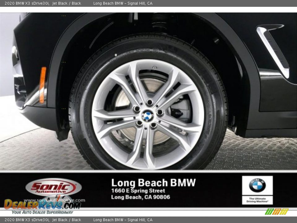 2020 BMW X3 sDrive30i Jet Black / Black Photo #9