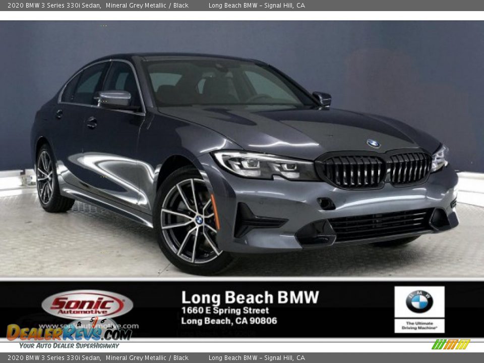 2020 BMW 3 Series 330i Sedan Mineral Grey Metallic / Black Photo #1