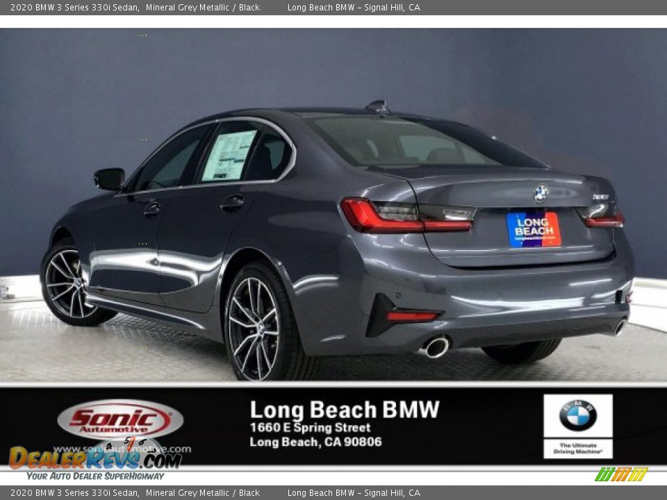 2020 BMW 3 Series 330i Sedan Mineral Grey Metallic / Black Photo #2