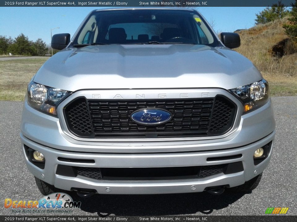 2019 Ford Ranger XLT SuperCrew 4x4 Ingot Silver Metallic / Ebony Photo #3