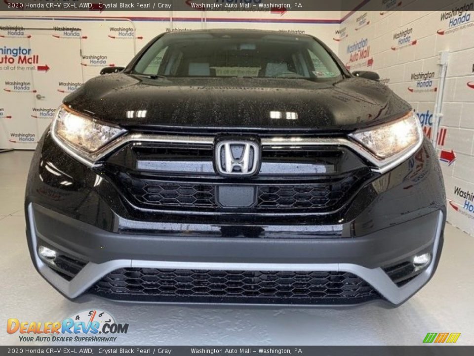 2020 Honda CR-V EX-L AWD Crystal Black Pearl / Gray Photo #3