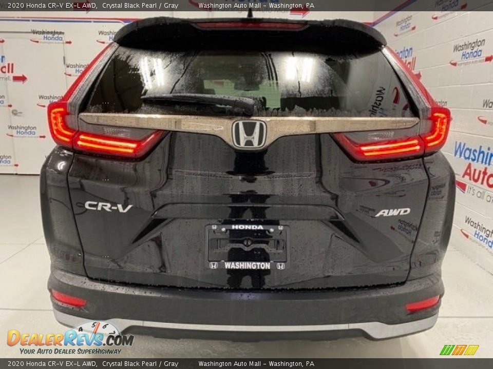 2020 Honda CR-V EX-L AWD Crystal Black Pearl / Gray Photo #7