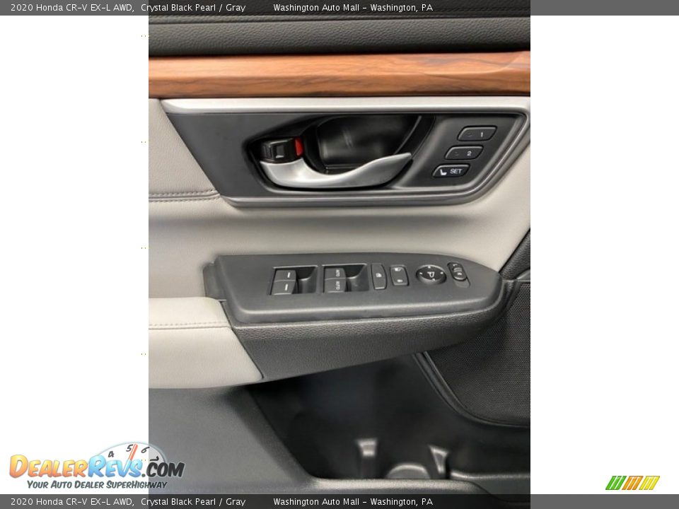 2020 Honda CR-V EX-L AWD Crystal Black Pearl / Gray Photo #11