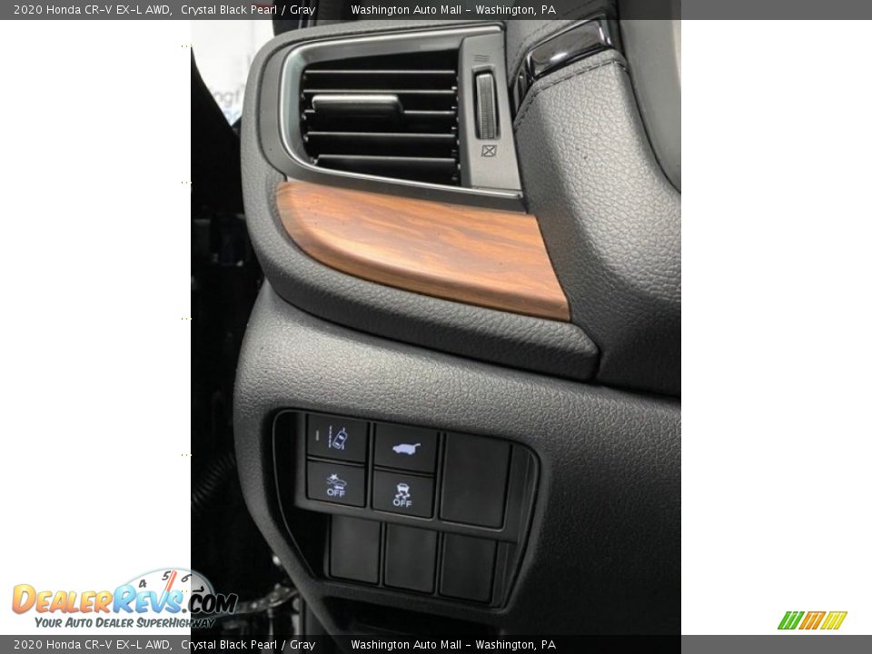 2020 Honda CR-V EX-L AWD Crystal Black Pearl / Gray Photo #12