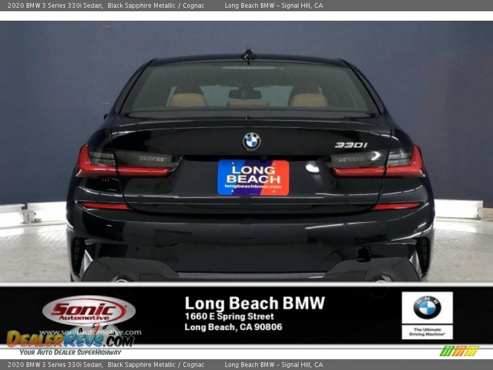 2020 BMW 3 Series 330i Sedan Black Sapphire Metallic / Cognac Photo #3