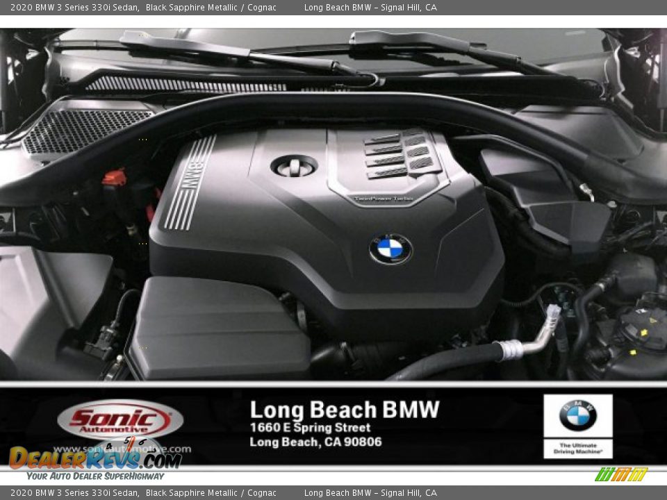 2020 BMW 3 Series 330i Sedan Black Sapphire Metallic / Cognac Photo #8