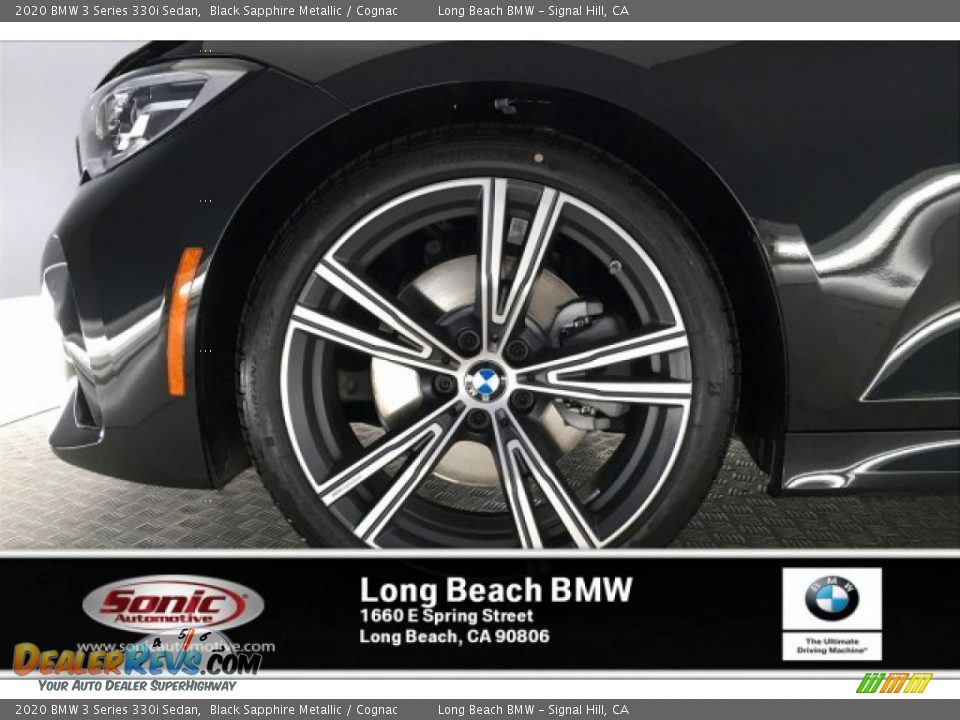 2020 BMW 3 Series 330i Sedan Black Sapphire Metallic / Cognac Photo #9