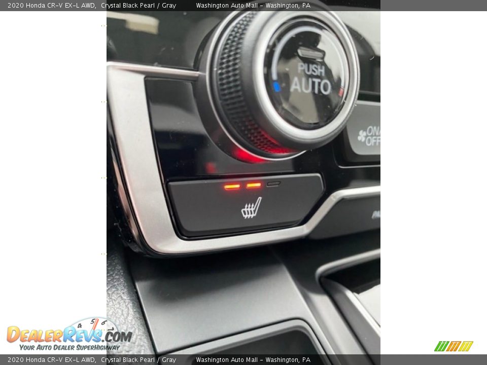 2020 Honda CR-V EX-L AWD Crystal Black Pearl / Gray Photo #33