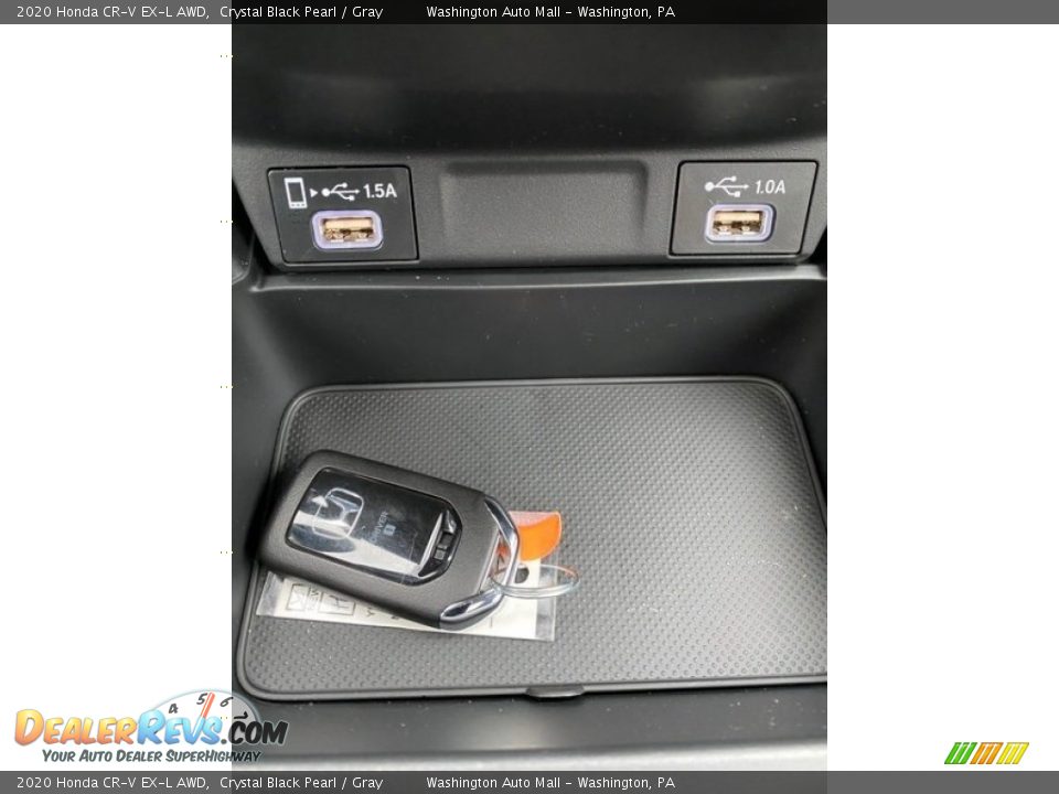 2020 Honda CR-V EX-L AWD Crystal Black Pearl / Gray Photo #34