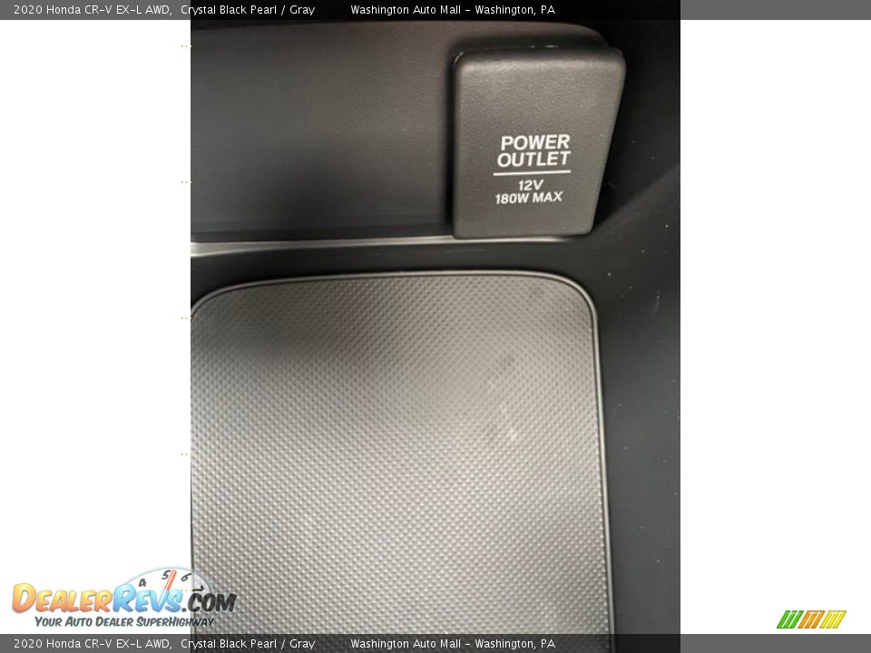 2020 Honda CR-V EX-L AWD Crystal Black Pearl / Gray Photo #35