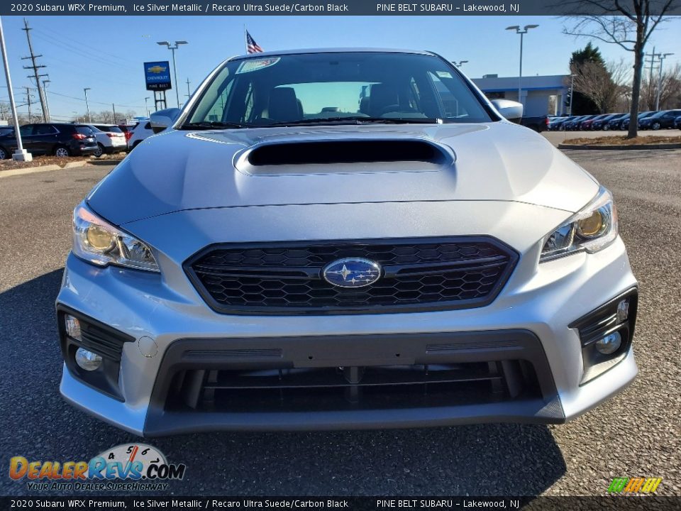 2020 Subaru WRX Premium Ice Silver Metallic / Recaro Ultra Suede/Carbon Black Photo #2