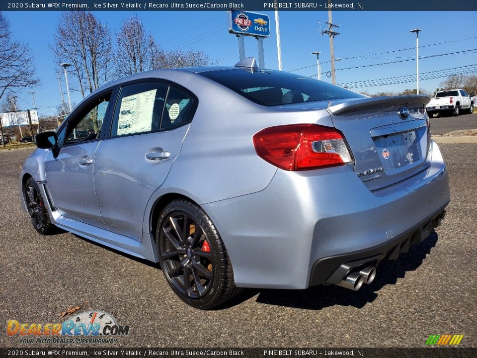 2020 Subaru WRX Premium Ice Silver Metallic / Recaro Ultra Suede/Carbon Black Photo #4