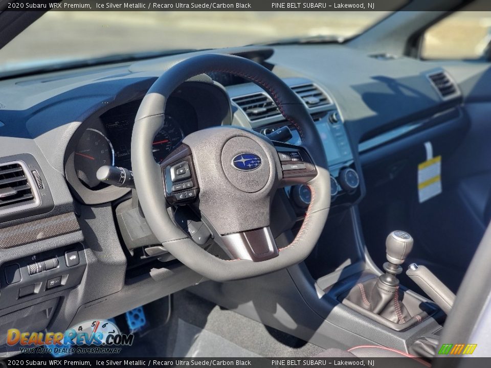 2020 Subaru WRX Premium Ice Silver Metallic / Recaro Ultra Suede/Carbon Black Photo #7