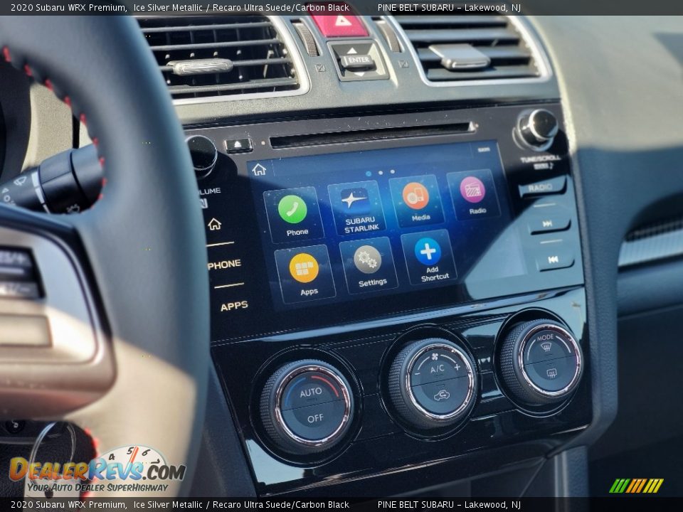 2020 Subaru WRX Premium Ice Silver Metallic / Recaro Ultra Suede/Carbon Black Photo #11