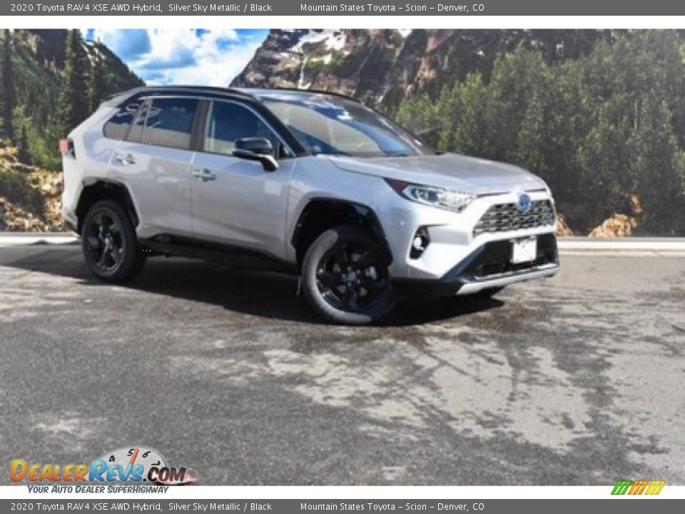 2020 Toyota RAV4 XSE AWD Hybrid Silver Sky Metallic / Black Photo #1