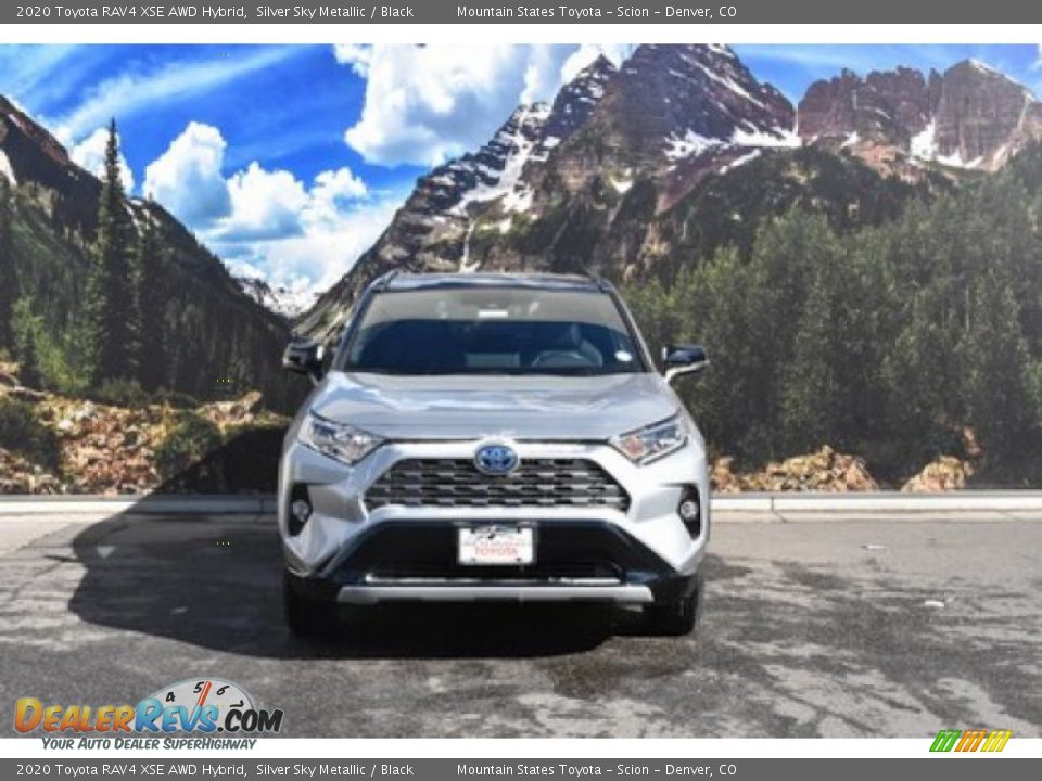 2020 Toyota RAV4 XSE AWD Hybrid Silver Sky Metallic / Black Photo #2