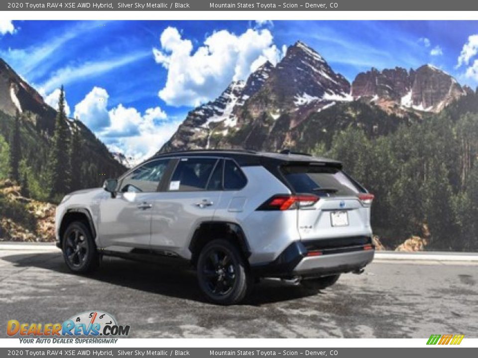 2020 Toyota RAV4 XSE AWD Hybrid Silver Sky Metallic / Black Photo #3