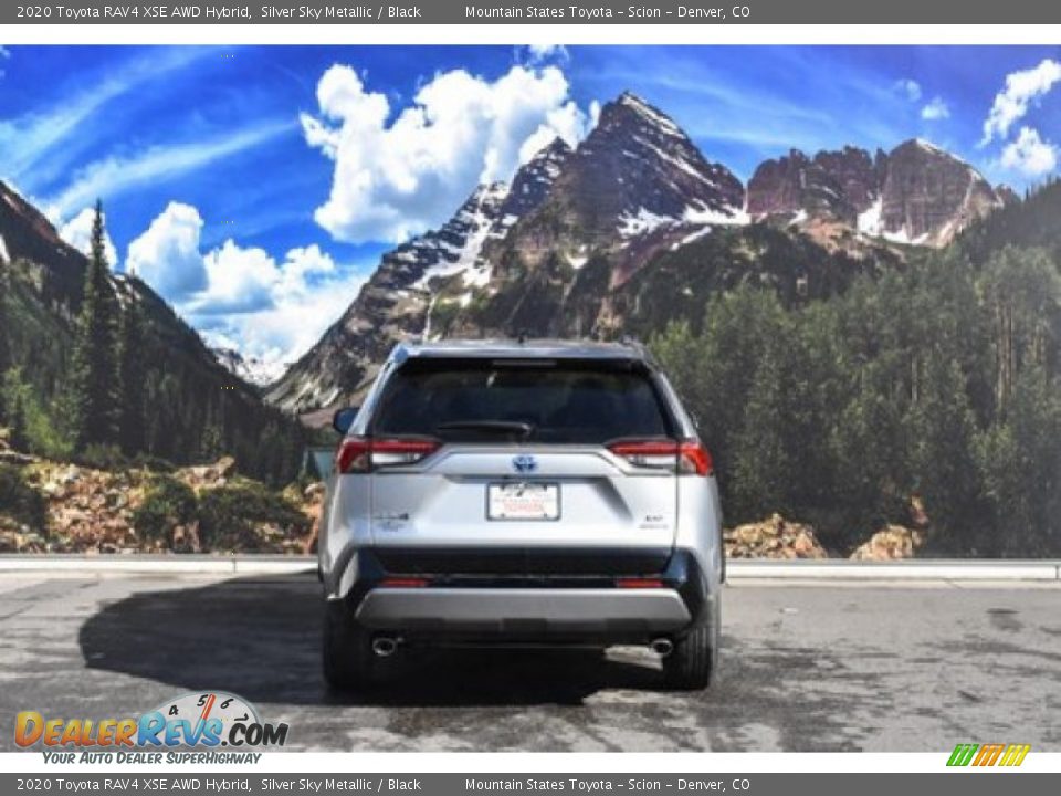 2020 Toyota RAV4 XSE AWD Hybrid Silver Sky Metallic / Black Photo #4