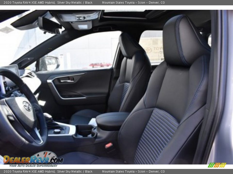 2020 Toyota RAV4 XSE AWD Hybrid Silver Sky Metallic / Black Photo #6