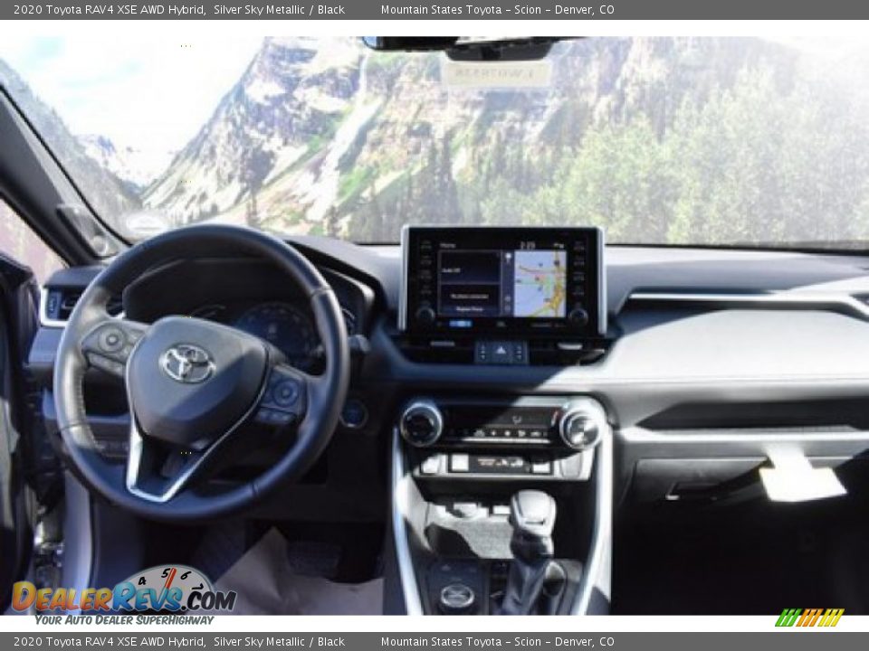 2020 Toyota RAV4 XSE AWD Hybrid Silver Sky Metallic / Black Photo #7