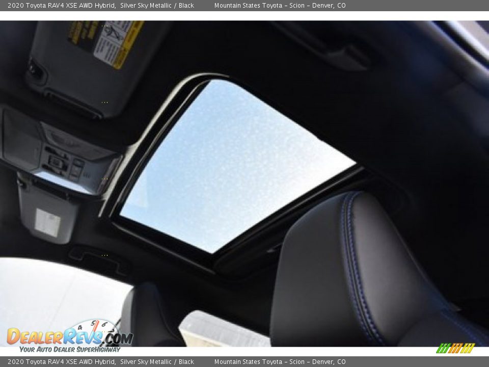 2020 Toyota RAV4 XSE AWD Hybrid Silver Sky Metallic / Black Photo #8