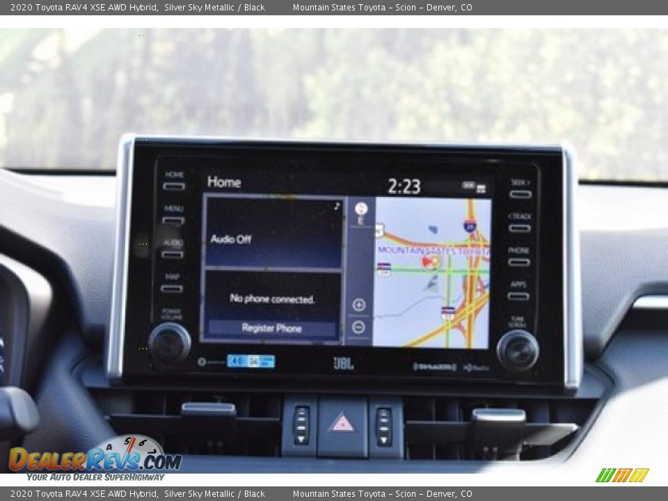 2020 Toyota RAV4 XSE AWD Hybrid Silver Sky Metallic / Black Photo #9