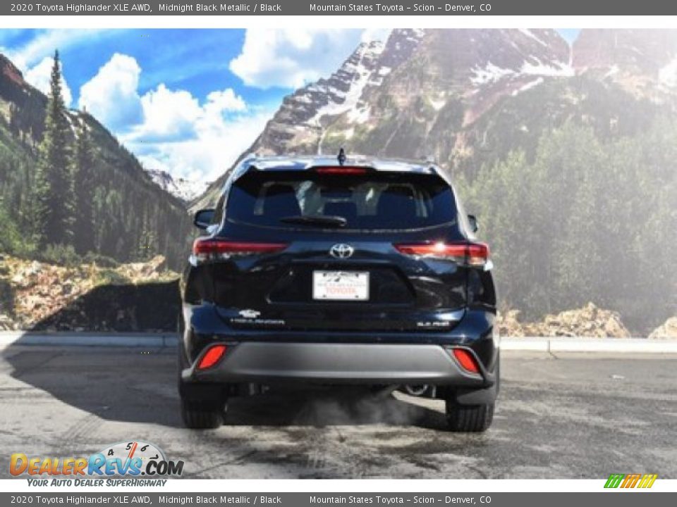 2020 Toyota Highlander XLE AWD Midnight Black Metallic / Black Photo #4