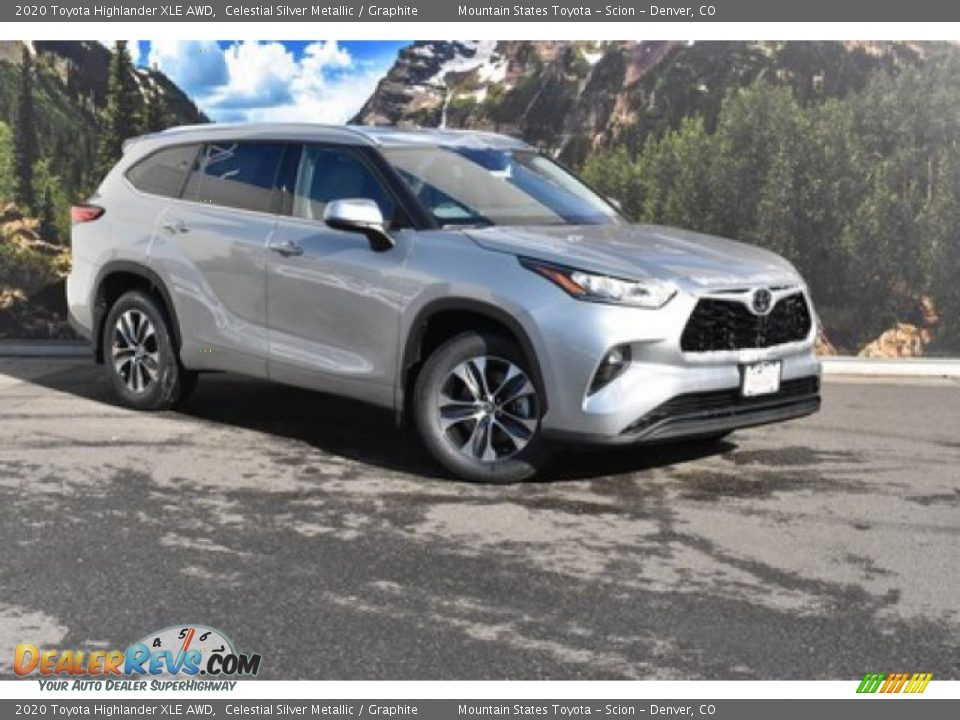 2020 Toyota Highlander XLE AWD Celestial Silver Metallic / Graphite Photo #1