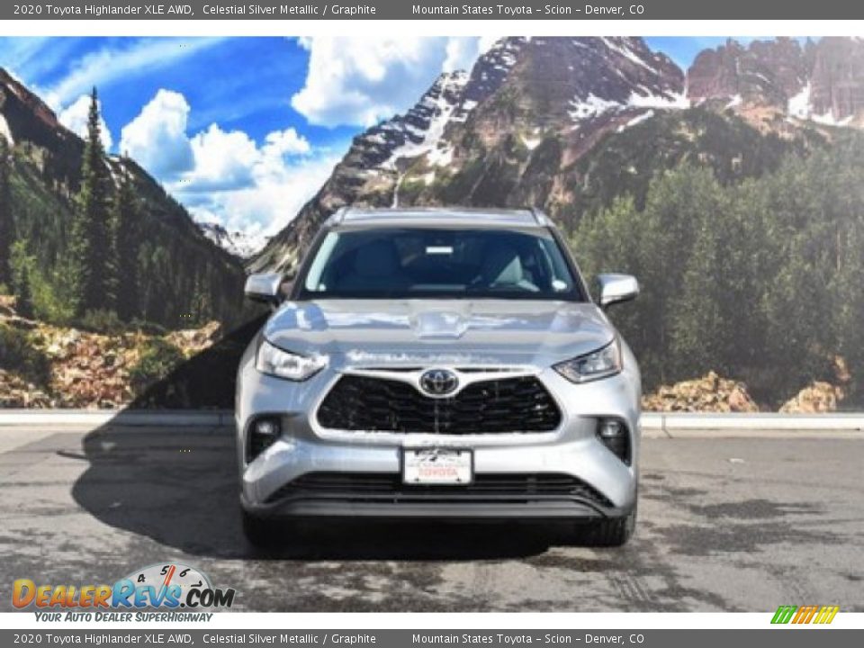 2020 Toyota Highlander XLE AWD Celestial Silver Metallic / Graphite Photo #2