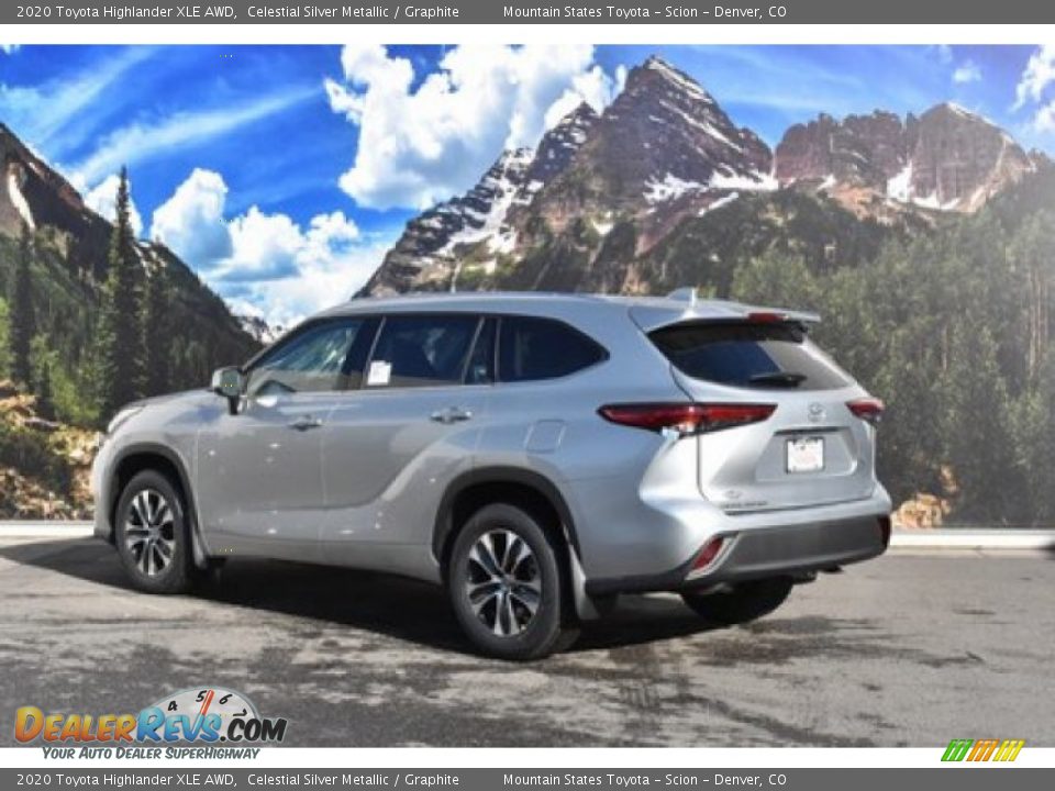 2020 Toyota Highlander XLE AWD Celestial Silver Metallic / Graphite Photo #3