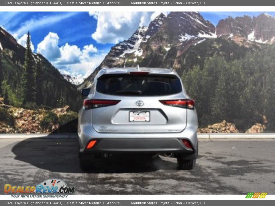 2020 Toyota Highlander XLE AWD Celestial Silver Metallic / Graphite Photo #4