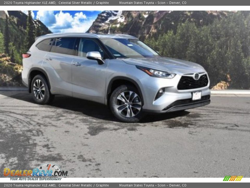 2020 Toyota Highlander XLE AWD Celestial Silver Metallic / Graphite Photo #1