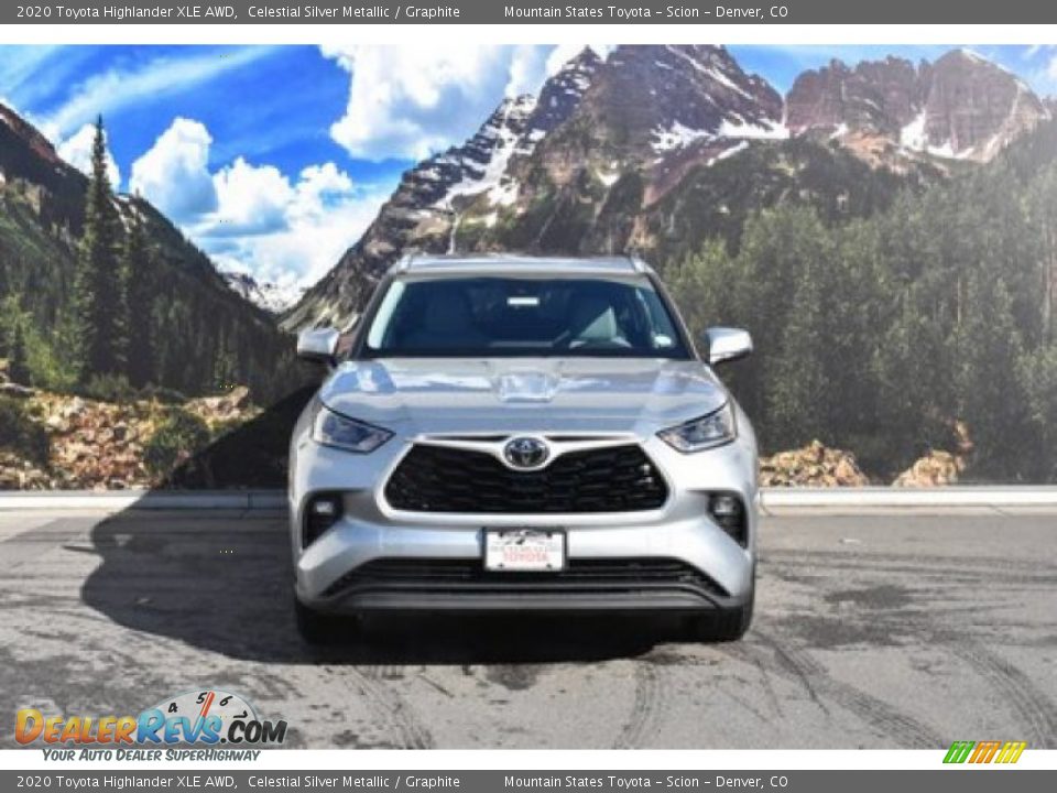 2020 Toyota Highlander XLE AWD Celestial Silver Metallic / Graphite Photo #2