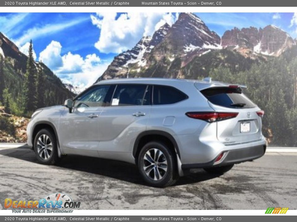 2020 Toyota Highlander XLE AWD Celestial Silver Metallic / Graphite Photo #3