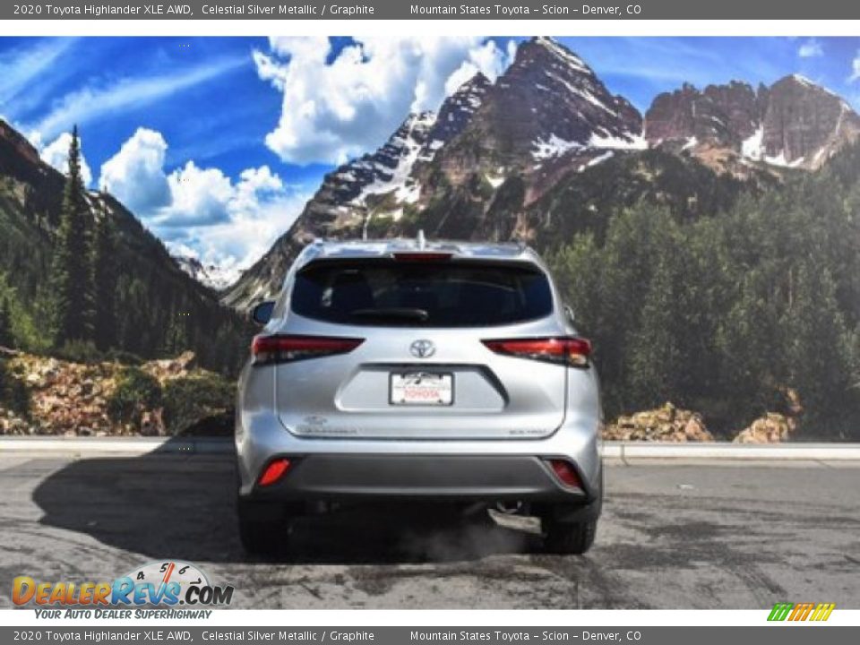 2020 Toyota Highlander XLE AWD Celestial Silver Metallic / Graphite Photo #4