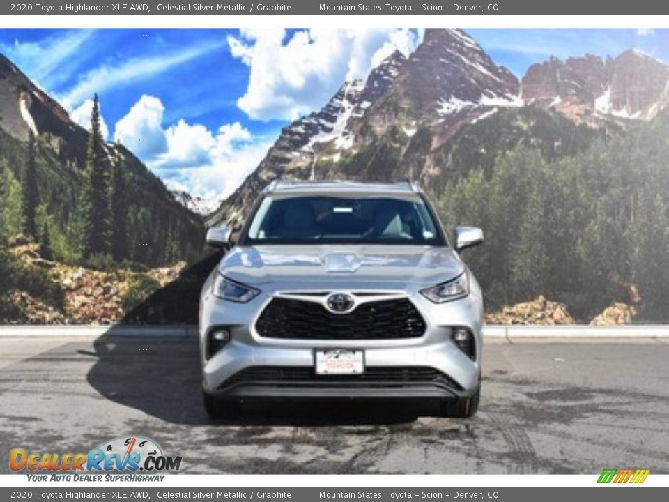 2020 Toyota Highlander XLE AWD Celestial Silver Metallic / Graphite Photo #2