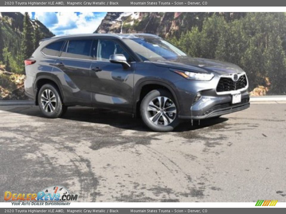 2020 Toyota Highlander XLE AWD Magnetic Gray Metallic / Black Photo #1
