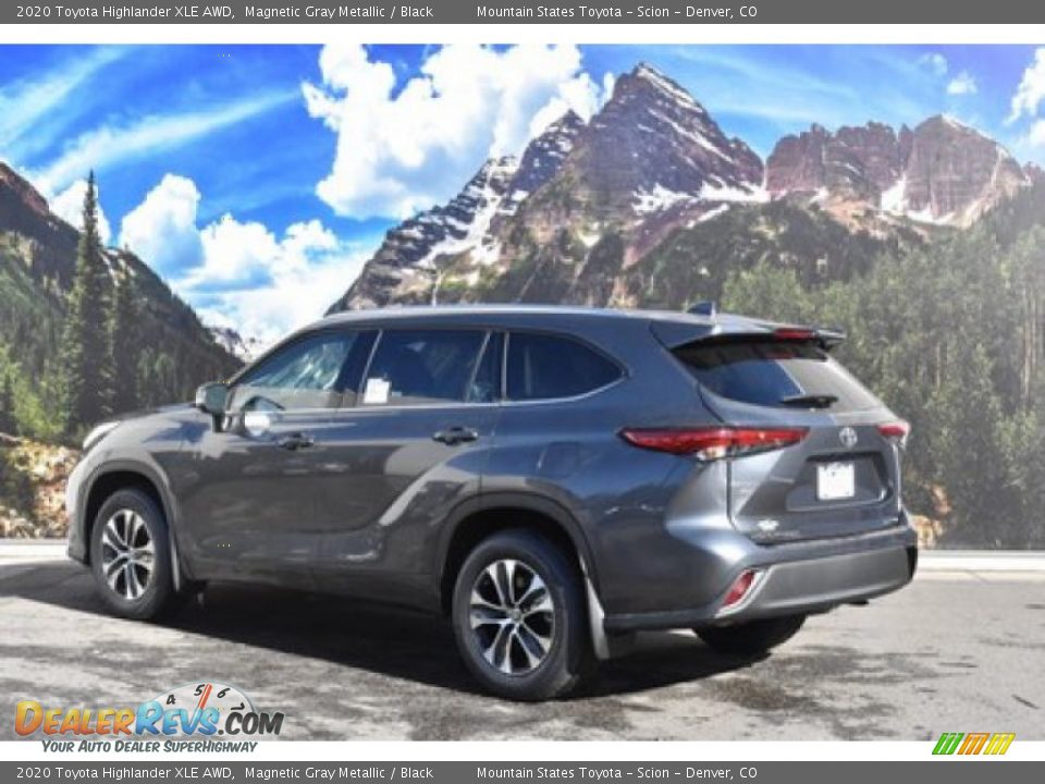 2020 Toyota Highlander XLE AWD Magnetic Gray Metallic / Black Photo #3