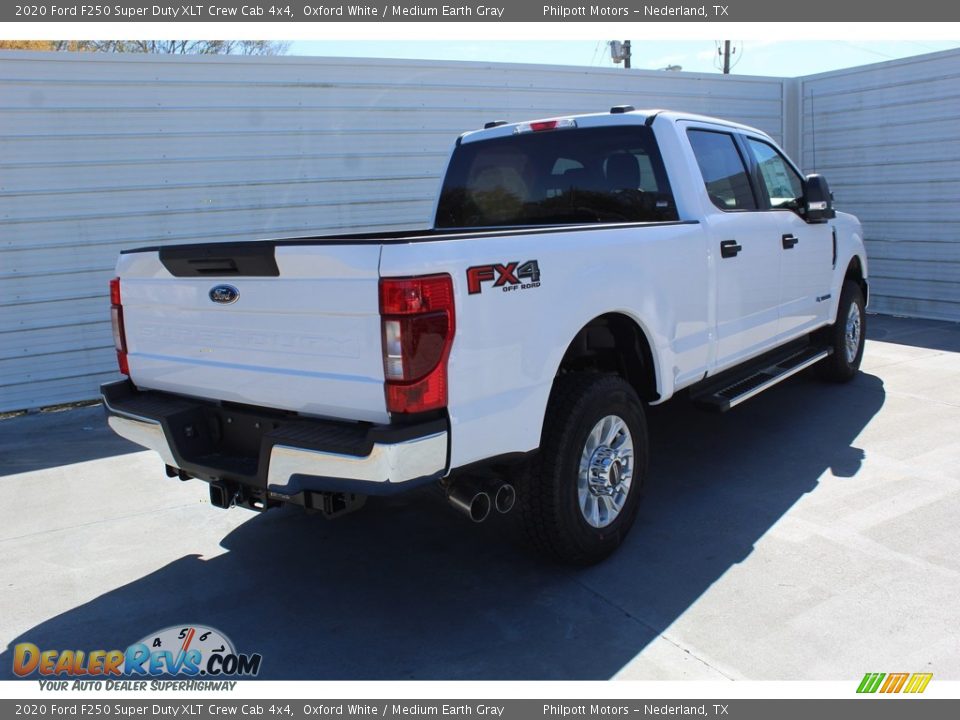 2020 Ford F250 Super Duty XLT Crew Cab 4x4 Oxford White / Medium Earth Gray Photo #7