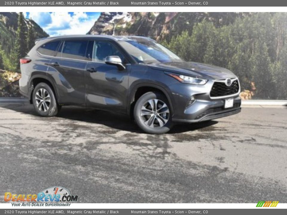 2020 Toyota Highlander XLE AWD Magnetic Gray Metallic / Black Photo #1