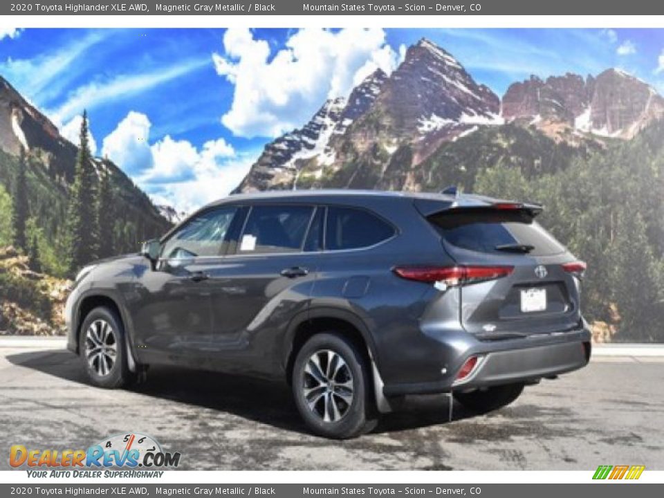 2020 Toyota Highlander XLE AWD Magnetic Gray Metallic / Black Photo #3