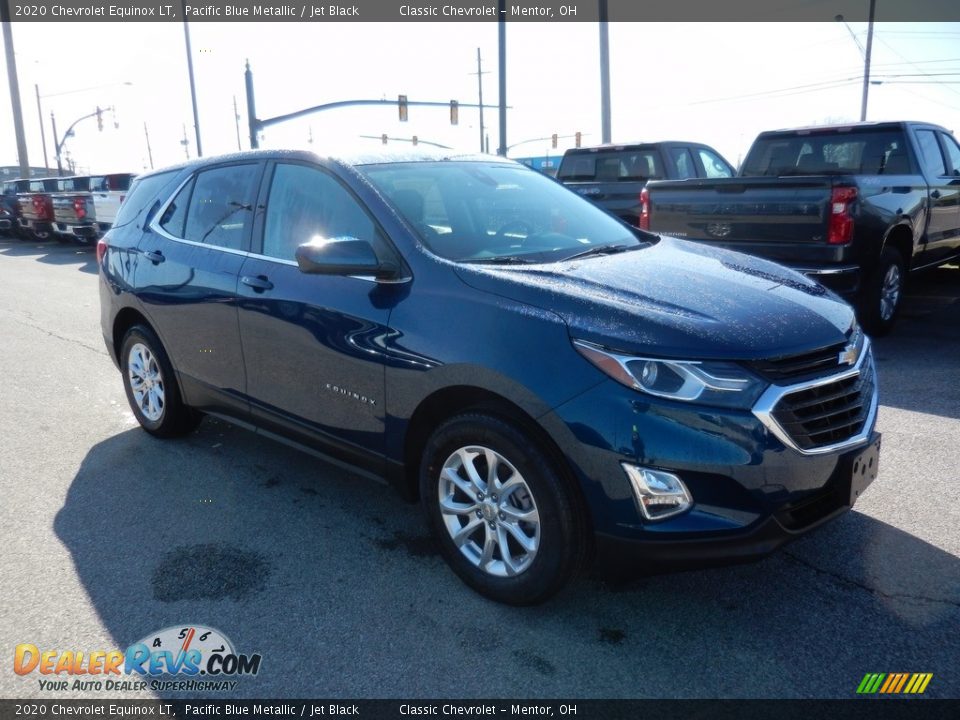 2020 Chevrolet Equinox LT Pacific Blue Metallic / Jet Black Photo #3
