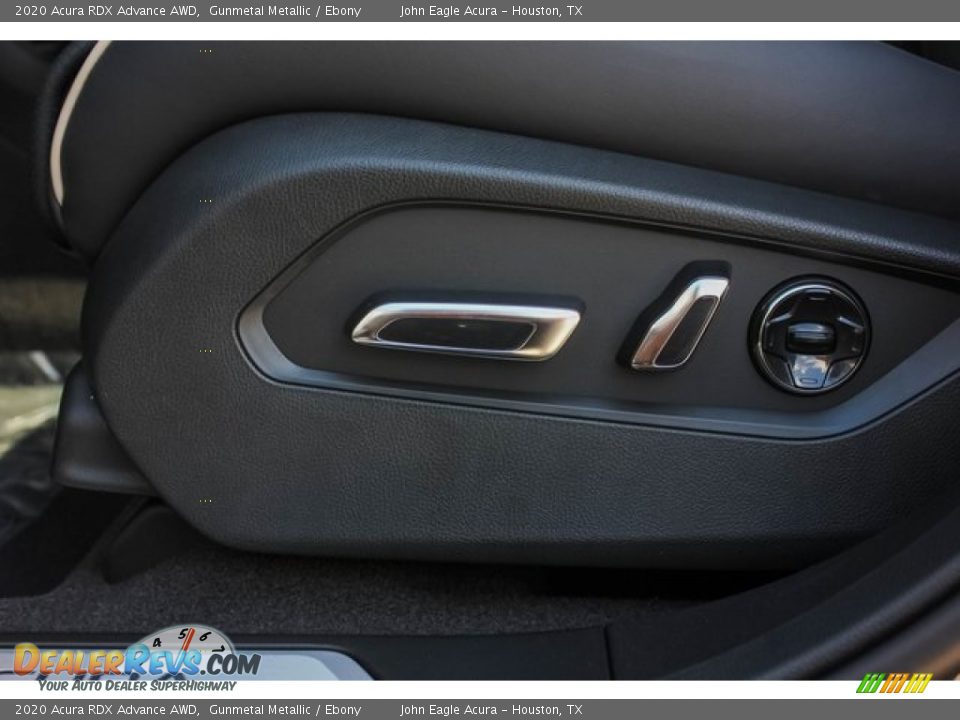 2020 Acura RDX Advance AWD Gunmetal Metallic / Ebony Photo #13